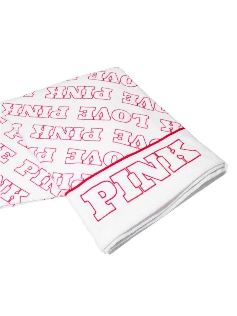 PINK Victoria's Secret Logo Terry Bath Towel New with tags